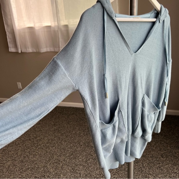 Free People Snuggle Season Pullover Hoodie Sweater - Picture 7 of 10